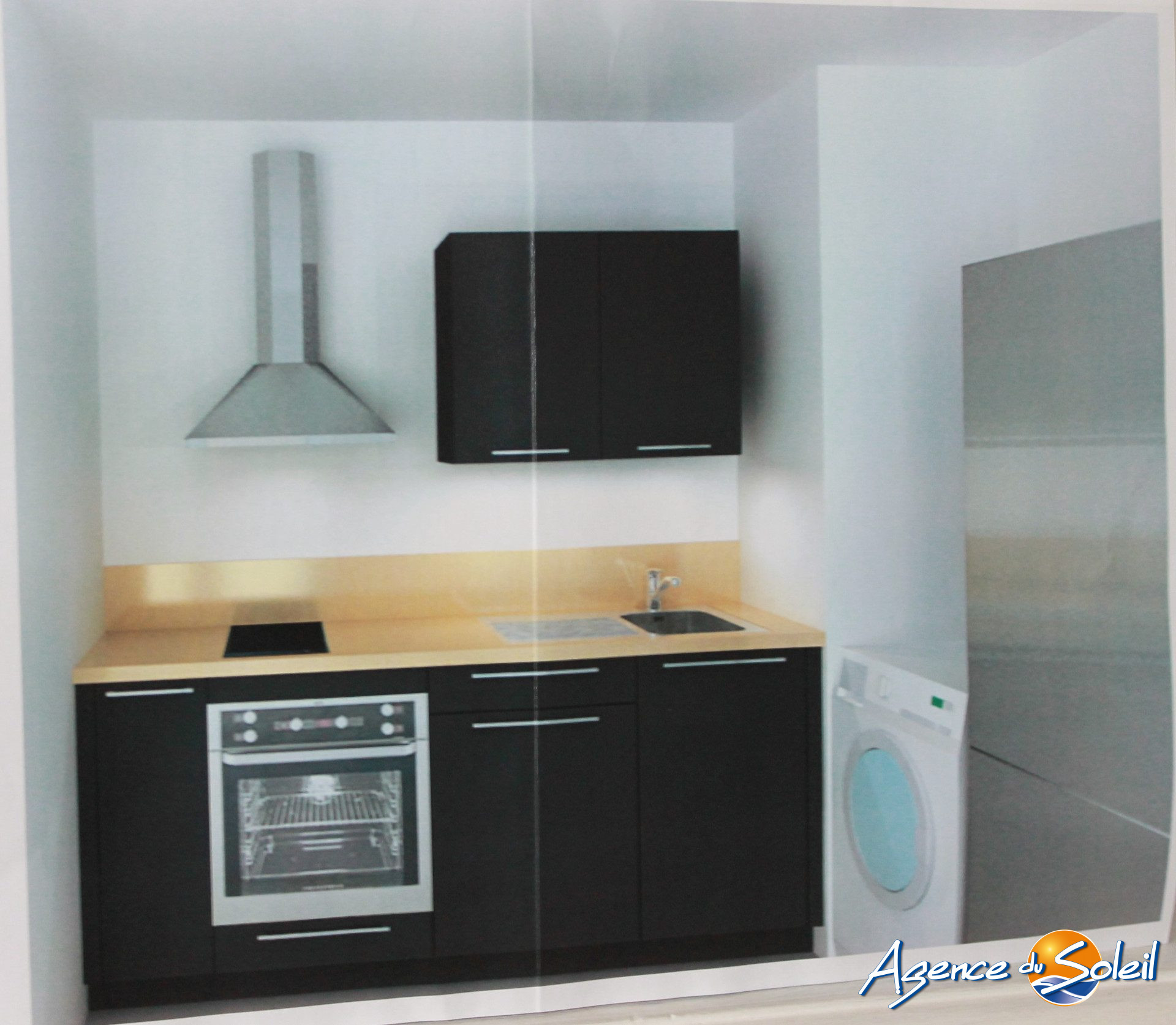 Cuisine - Appartement Pézilla-la-Rivière (Réf. 06-2714-AGENCEDUSOLEIL)