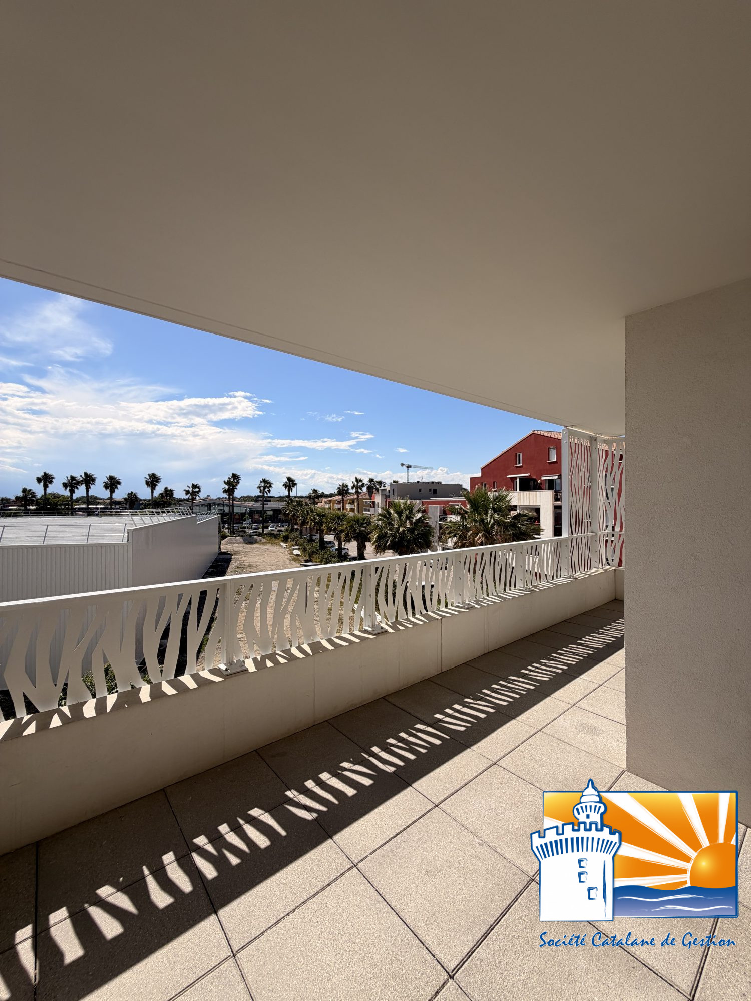 Terrasse - Appartement Canet-en-Roussillon (Réf. 07-2948-1928-AGENCEDUSOLEIL)