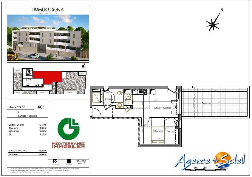 Jardin - Appartement Castelnau-le-Lez (Réf. 33-8109-AGENCEDUSOLEIL)