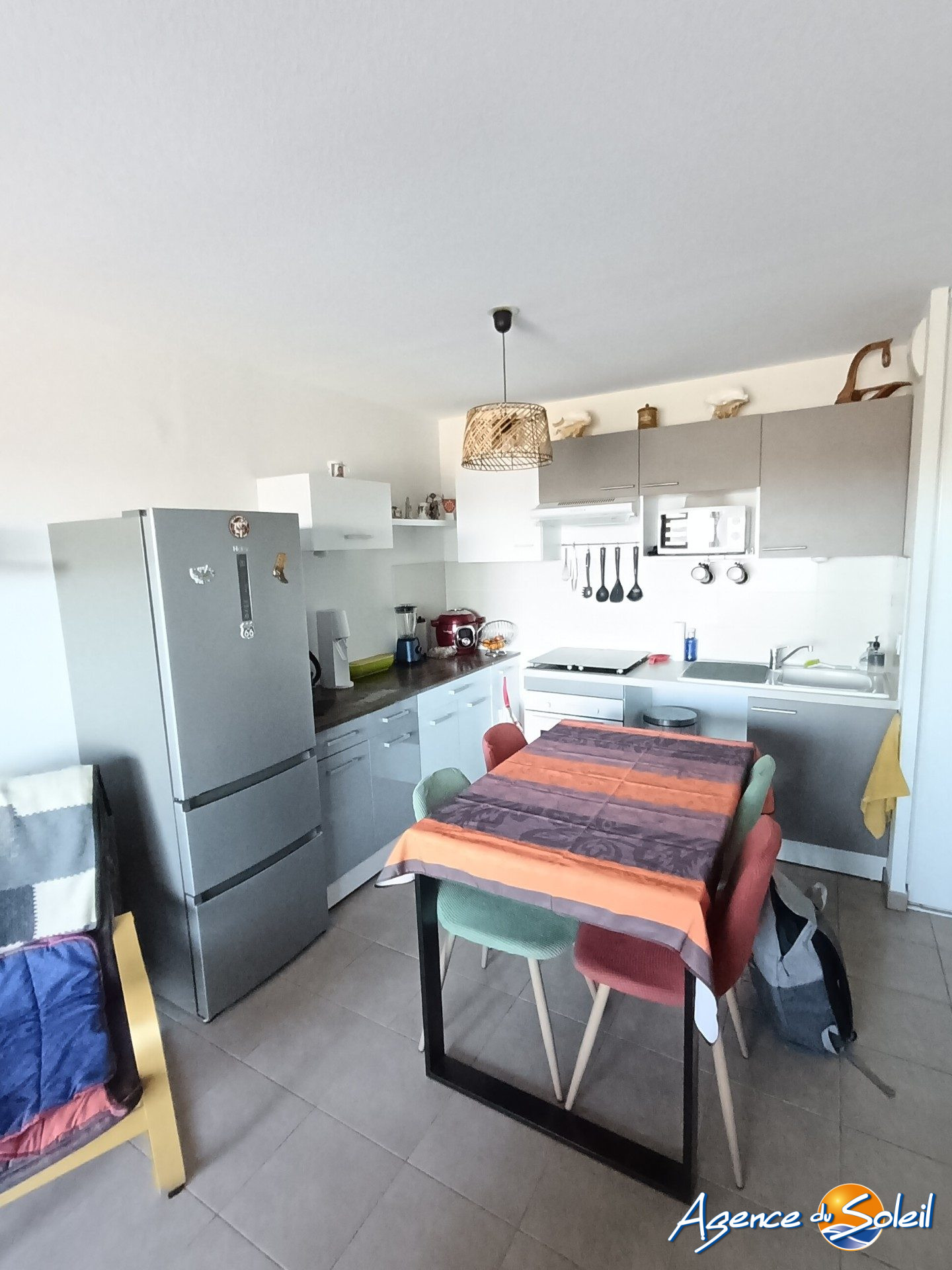 Cuisine - Appartement Argelès-sur-Mer (Réf. 31-9631JJ-AGENCEDUSOLEIL)