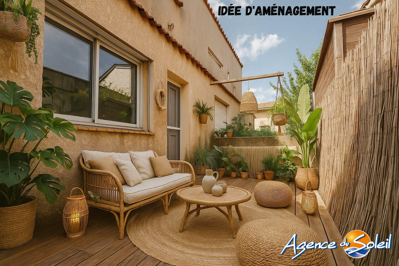 Jardin - Appartement Gruissan (Réf. 13-10112-AGENCEDUSOLEIL)