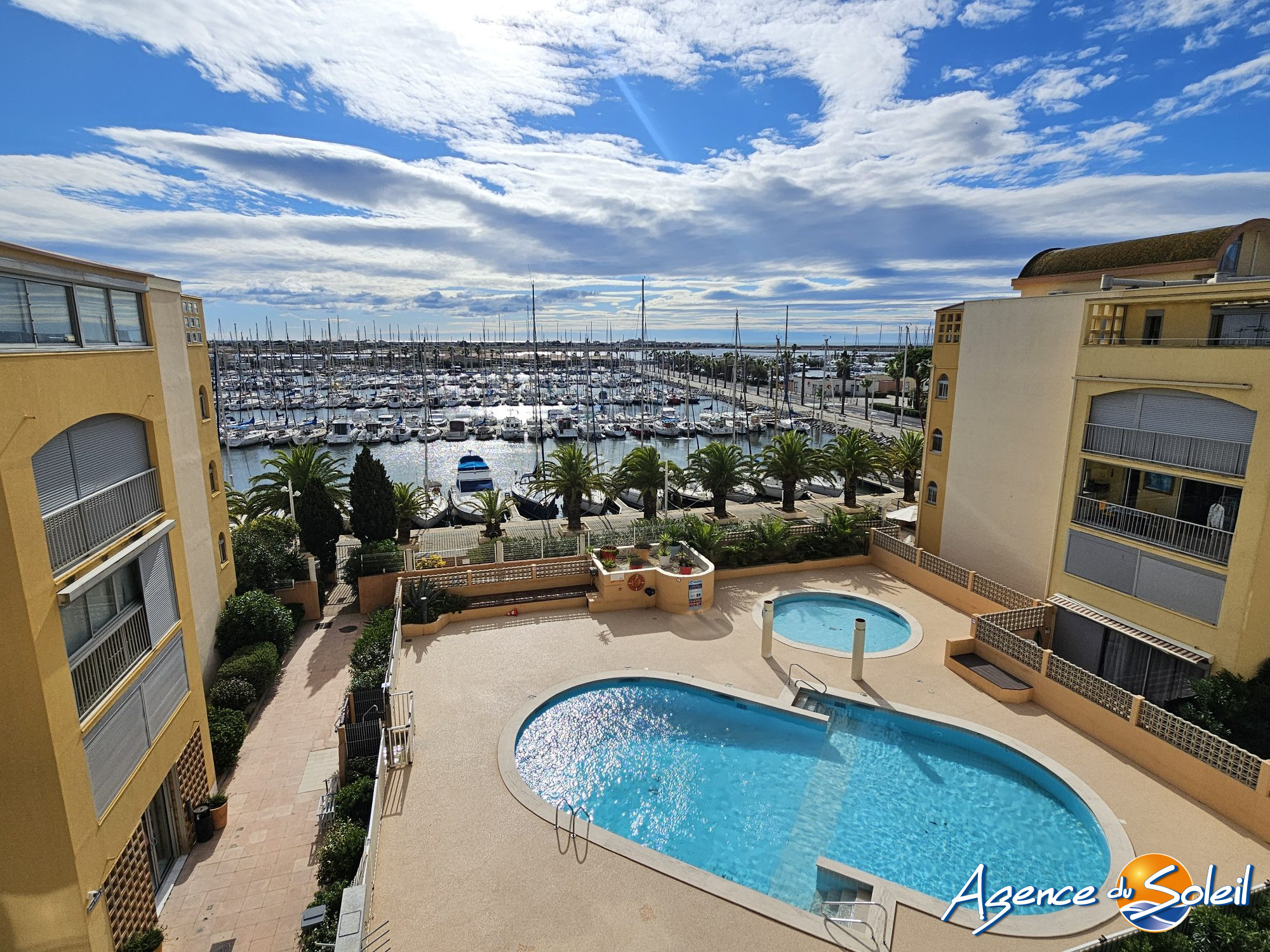 Jardin - Appartement Gruissan (Réf. 12-10474-AGENCEDUSOLEIL)