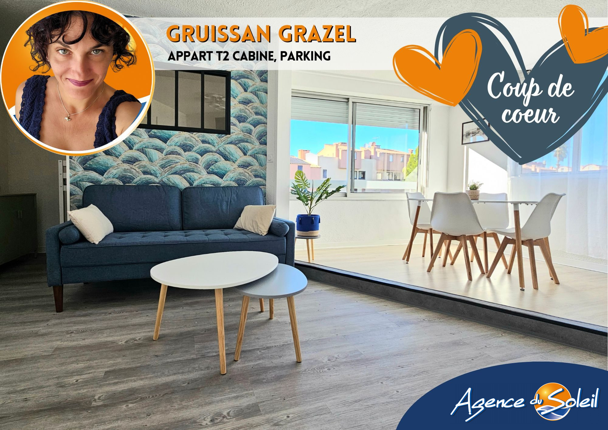 Appartement en vente à Gruissan - Agence du Soleil (Réf. 13-10593-AGENCEDUSOLEIL)