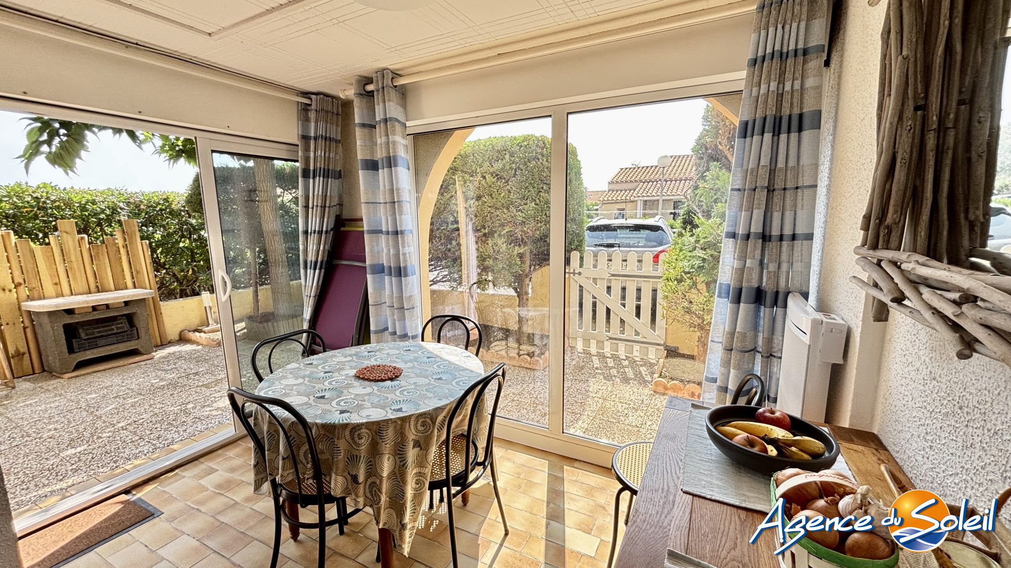 Jardin - Appartement Narbonne-Plage (Réf. 14-10747-AGENCEDUSOLEIL)