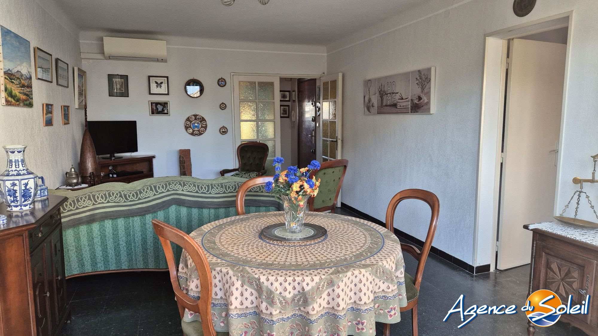 Salle de bain - Appartement Perpignan (Réf. 21-10797NR-AGENCEDUSOLEIL)