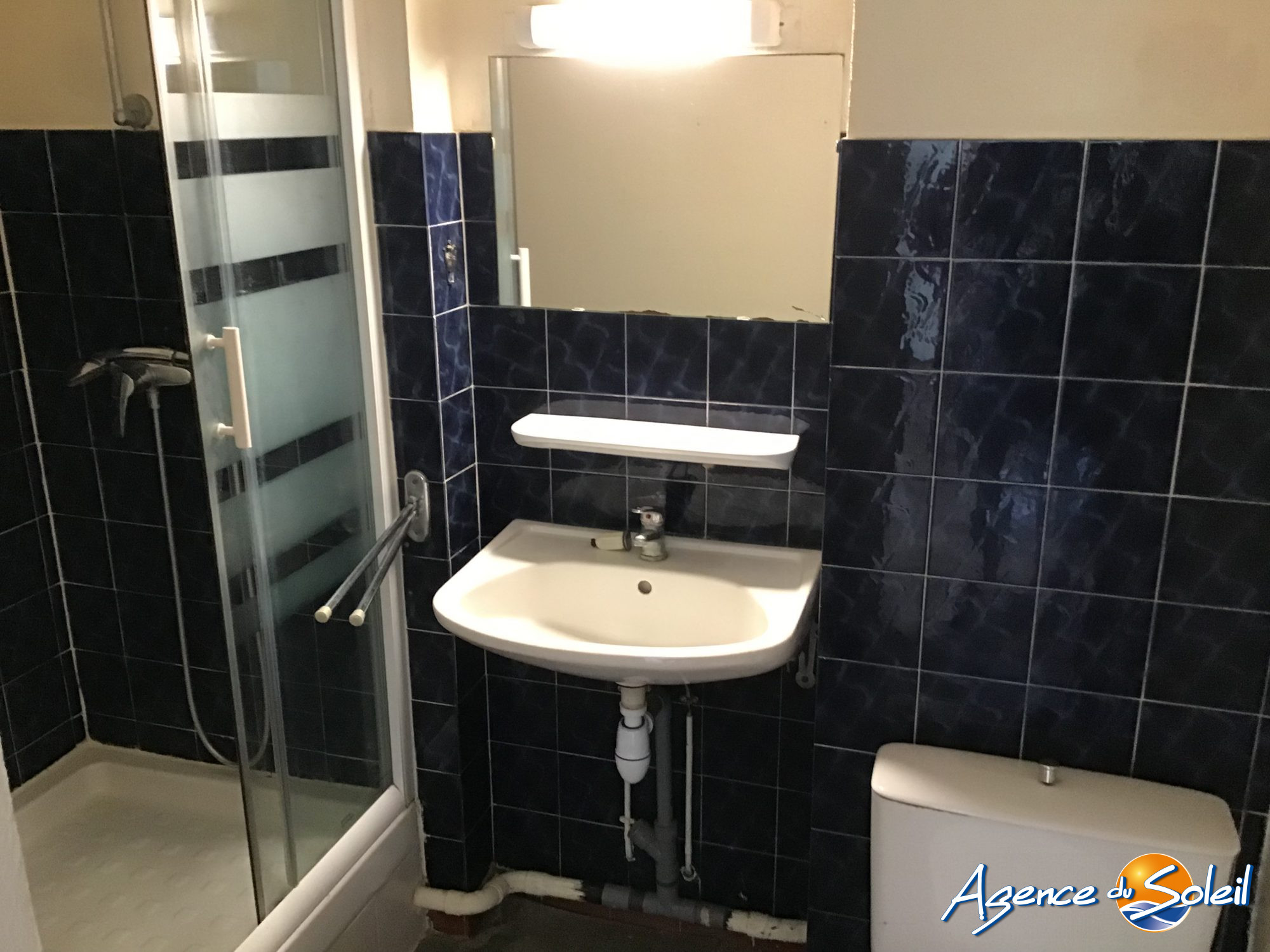Salle de bain - Appartement Le Barcarès (Réf. 17-10892-AGENCEDUSOLEIL)