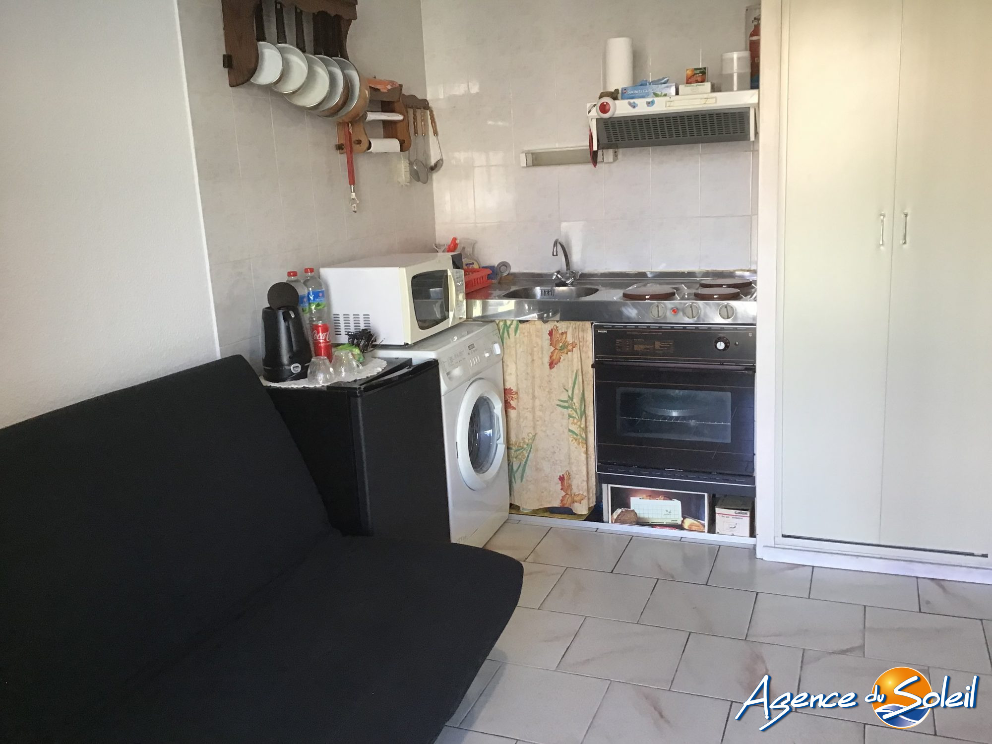 Cuisine - Appartement Le Barcarès (Réf. 1610951-AGENCEDUSOLEIL)