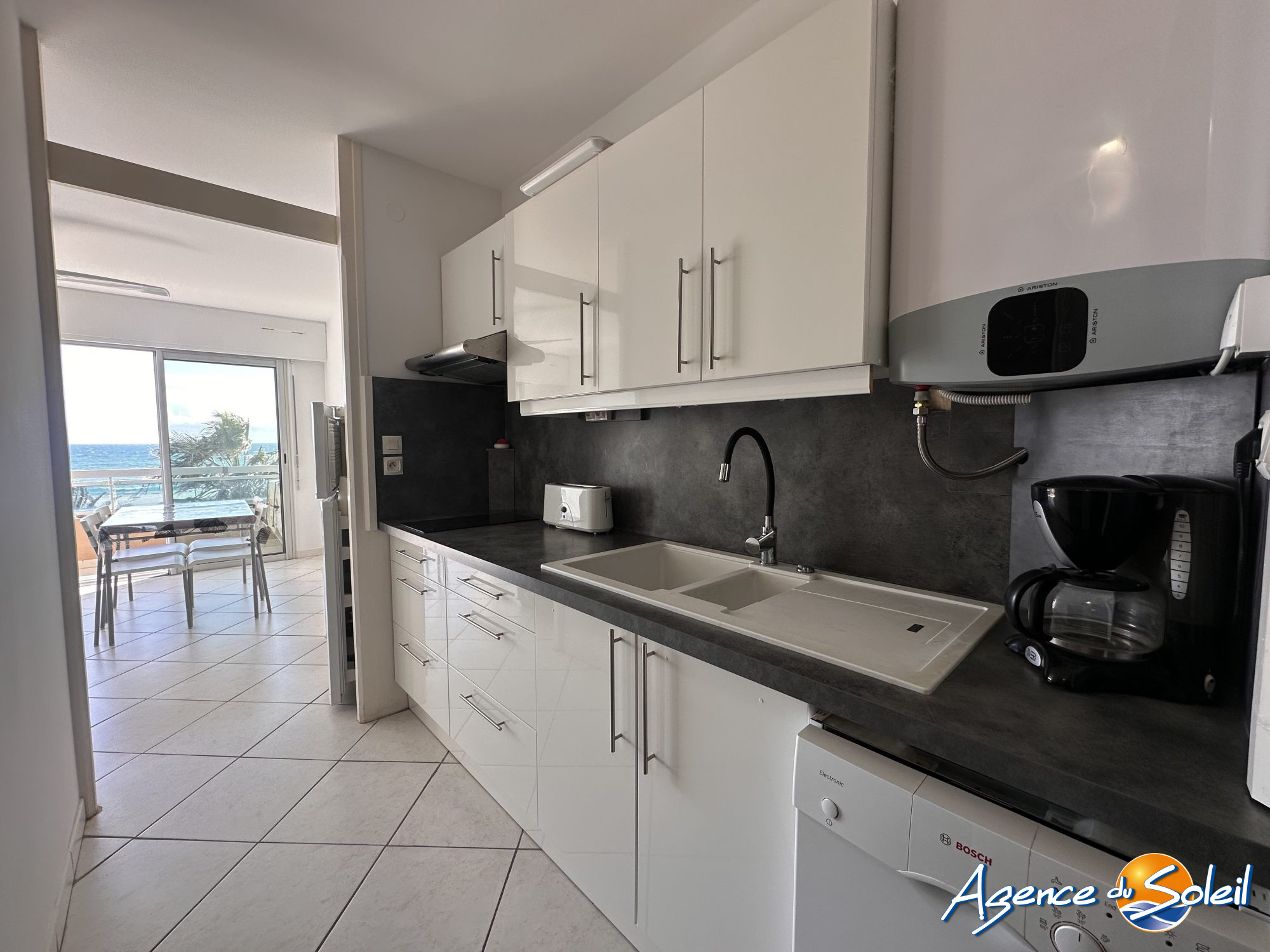 Salle de bain - Appartement Canet-en-Roussillon (Réf. 19-10958-AGENCEDUSOLEIL)