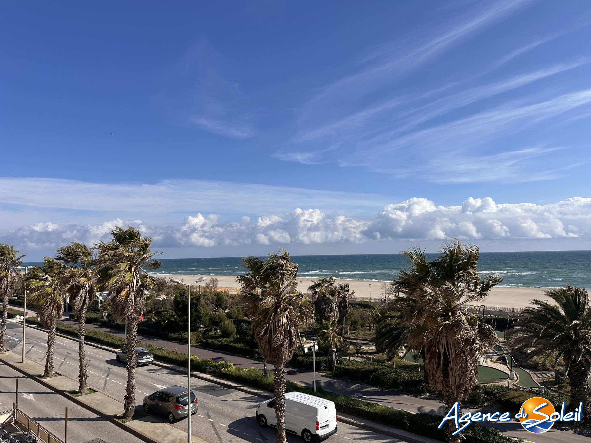 Terrasse - Appartement Canet-en-Roussillon (Réf. 19-10958-AGENCEDUSOLEIL)