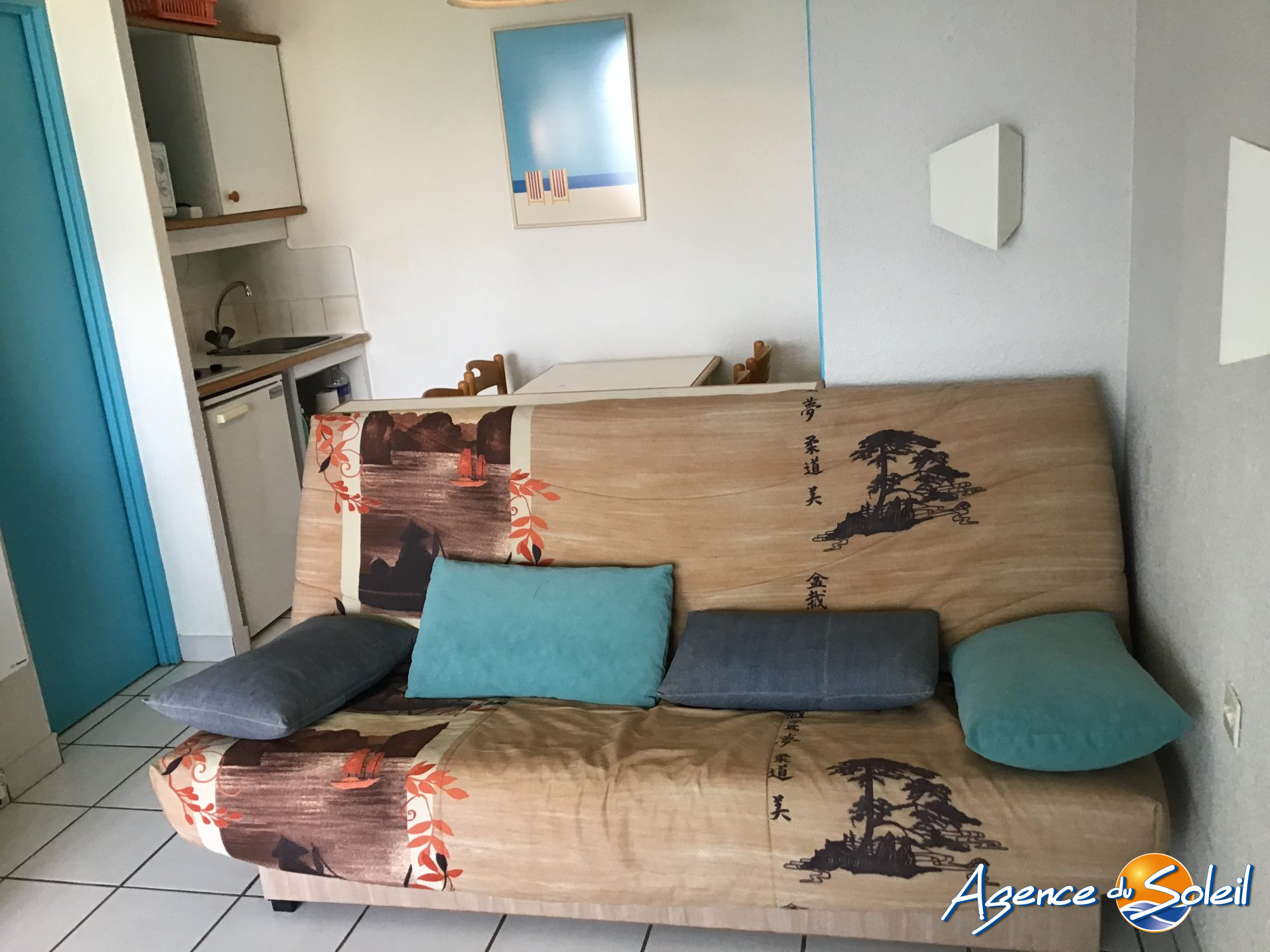 Chambre - Appartement Le Barcarès (Réf. 17-10962-AGENCEDUSOLEIL)