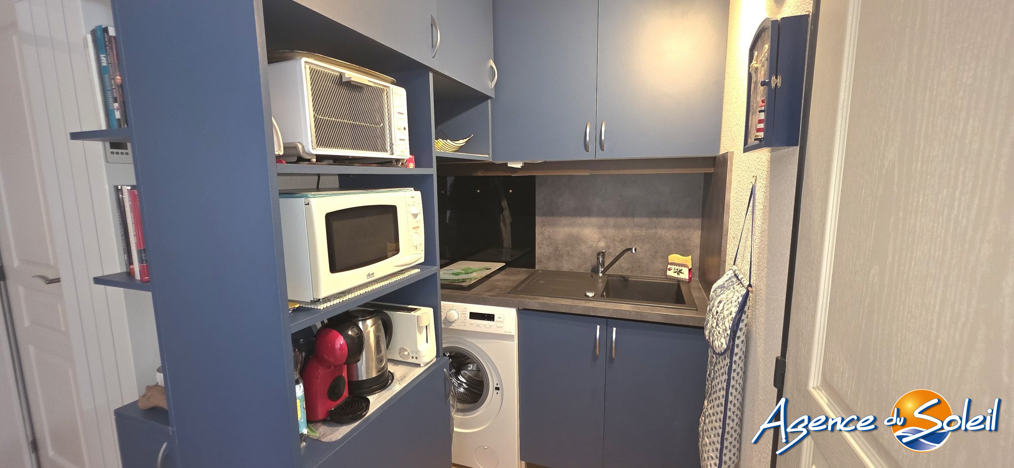 Cuisine - Appartement Saint-Pierre-la-Mer (Réf. 23-11503-AGENCEDUSOLEIL)