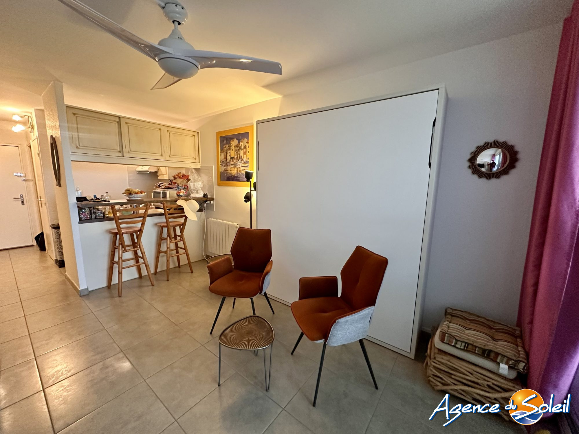 Vue intérieure - Appartement Canet-en-Roussillon (Réf. 19-11204-AGENCEDUSOLEIL)