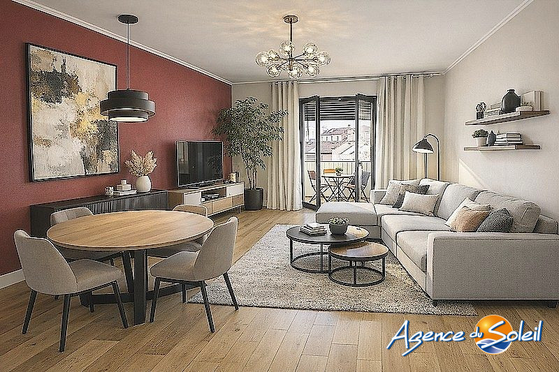 Terrasse - Appartement Perpignan (Réf. 21-111229-AGENCEDUSOLEIL)
