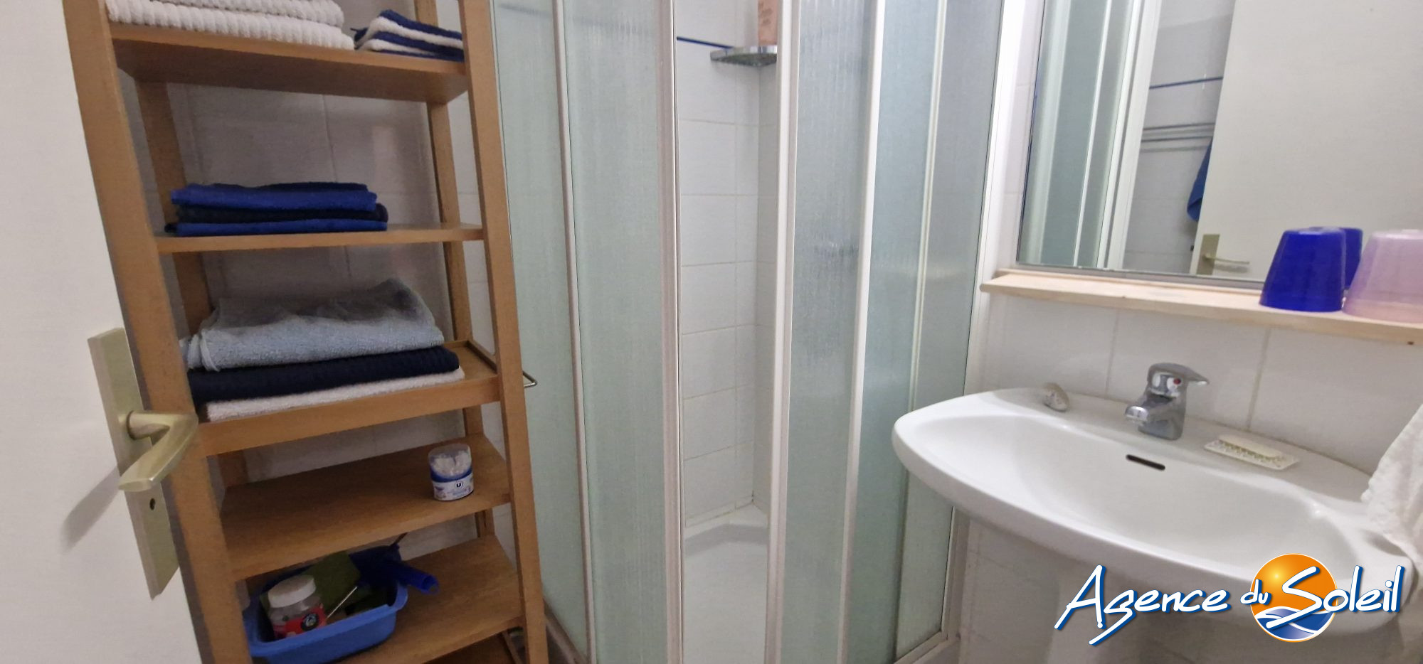 Salle de bain - Appartement Canet-en-Roussillon (Réf. VA22828-AGENCEDUSOLEIL)