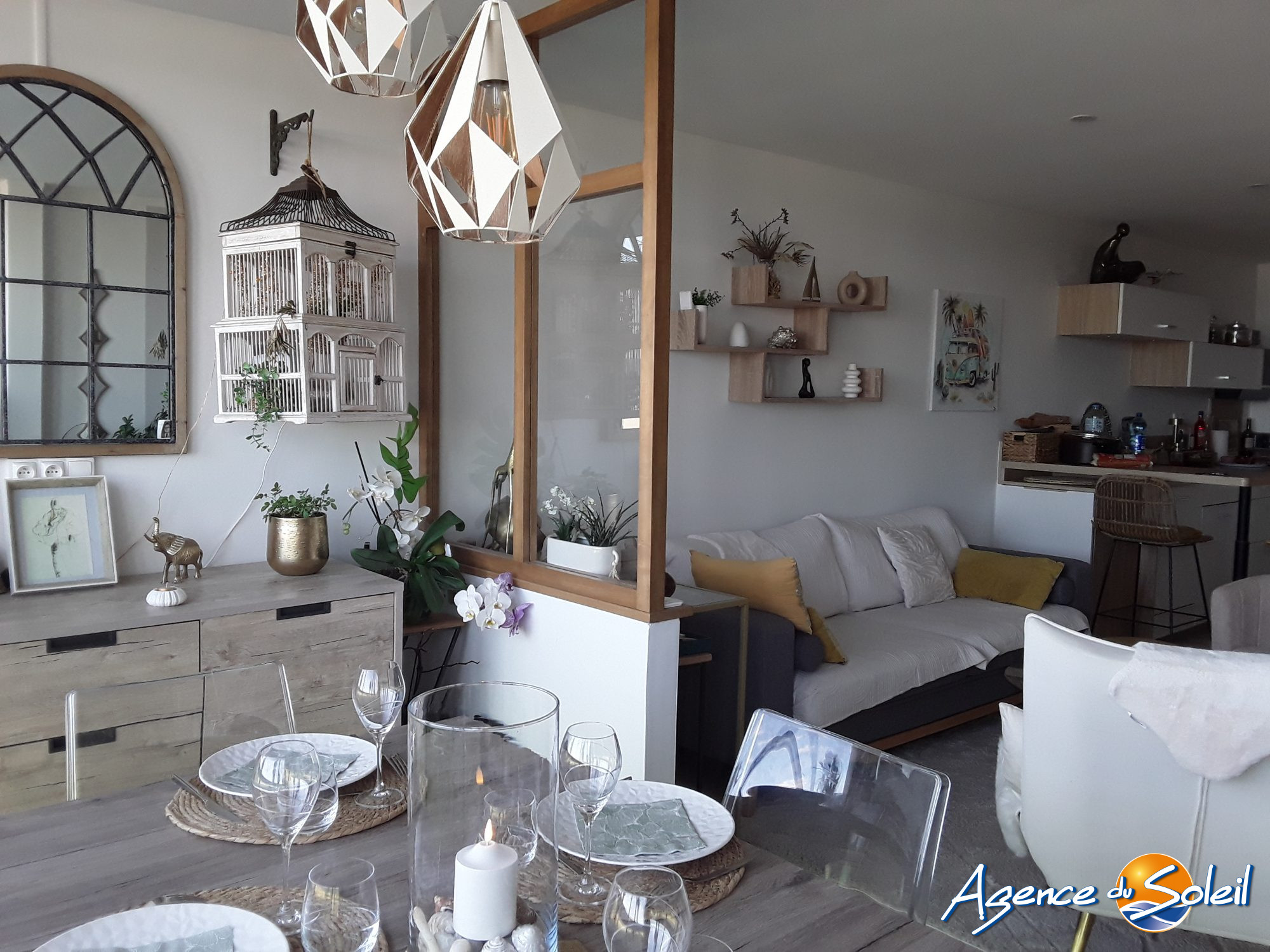 Terrasse - Appartement Canet-en-Roussillon (Réf. 19-11318-AGENCEDUSOLEIL)