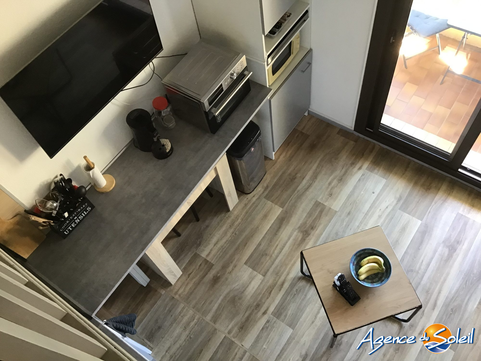 Terrasse - Appartement Le Barcarès (Réf. 17-11311-AGENCEDUSOLEIL)