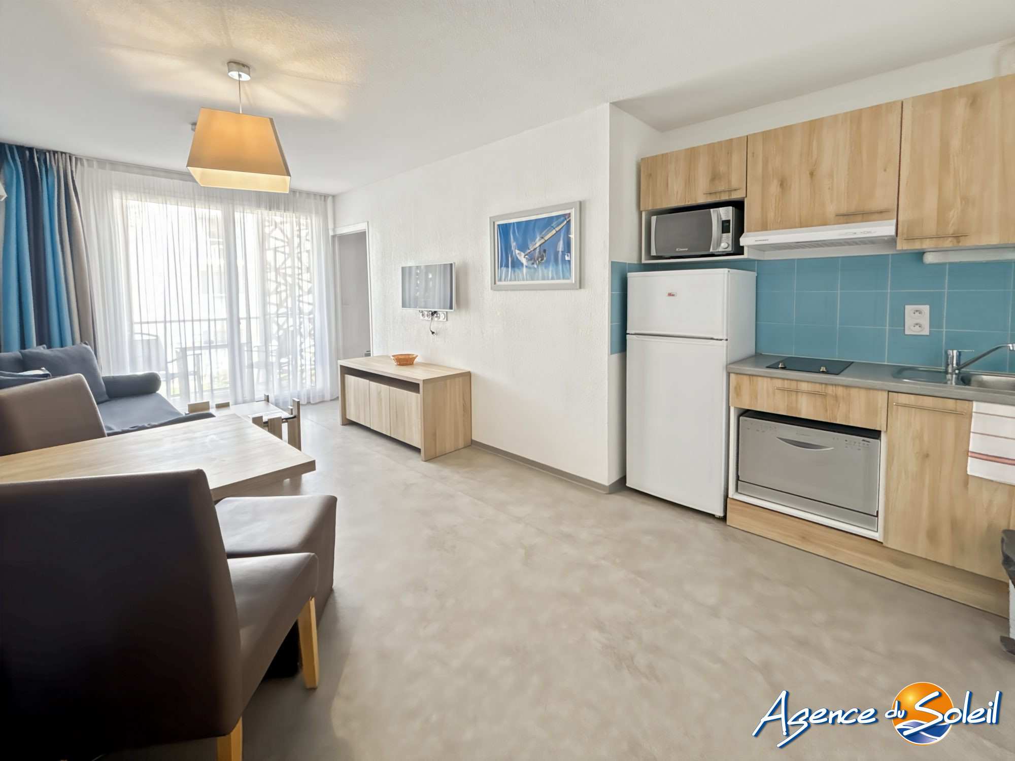 Cuisine - Appartement Le Cap d'Agde (Réf. 39-11338-AGENCEDUSOLEIL)