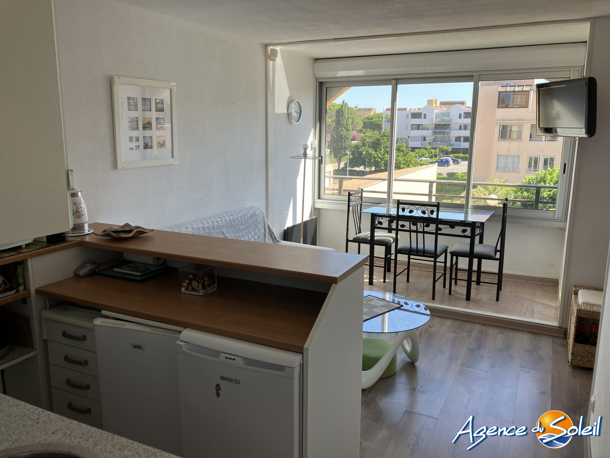 Terrasse - Appartement Gruissan (Réf. 12-11291-AGENCEDUSOLEIL)