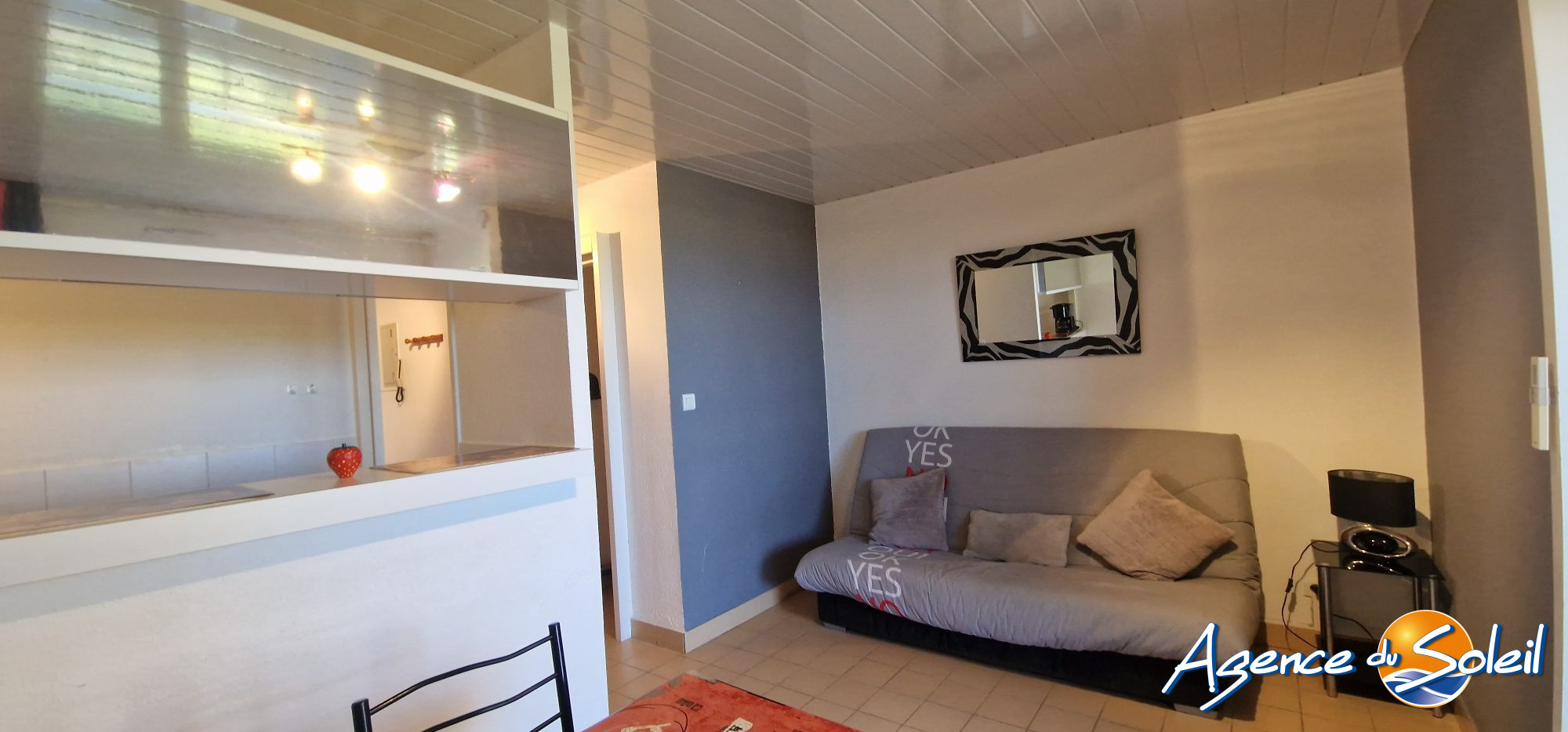 Terrasse - Appartement Canet-en-Roussillon (Réf. VA22960-AGENCEDUSOLEIL)