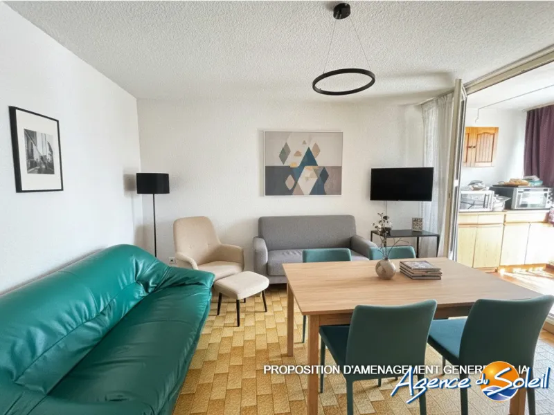 Appartement à vendre à Le Cap d'Agde - 32 m2
