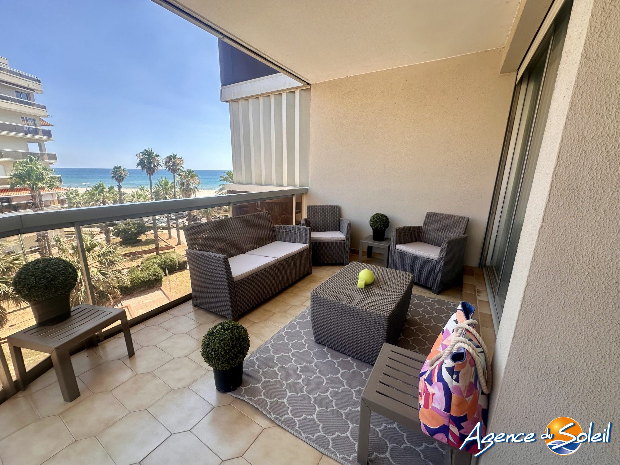 Vue intérieure - Appartement Canet-en-Roussillon (Réf. 19-11412-AGENCEDUSOLEIL)