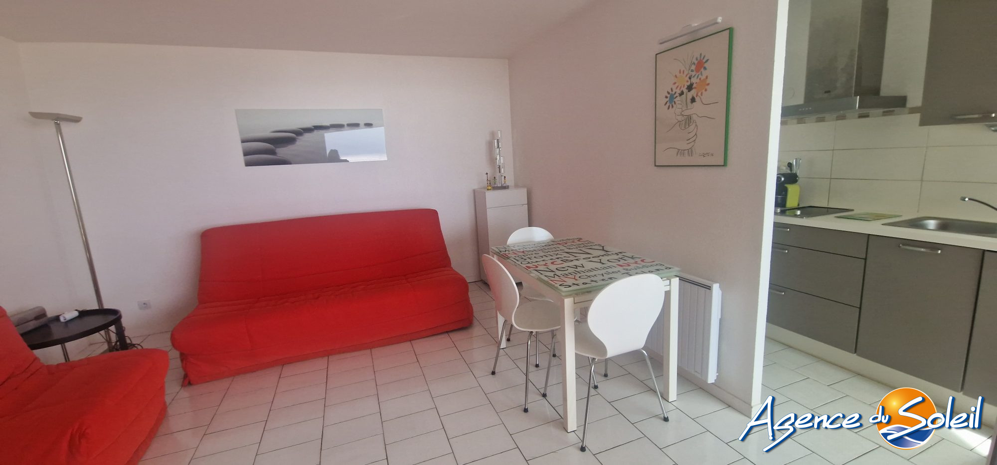 Chambre - Appartement Canet-en-Roussillon (Réf. 19-11438-AGENCEDUSOLEIL)