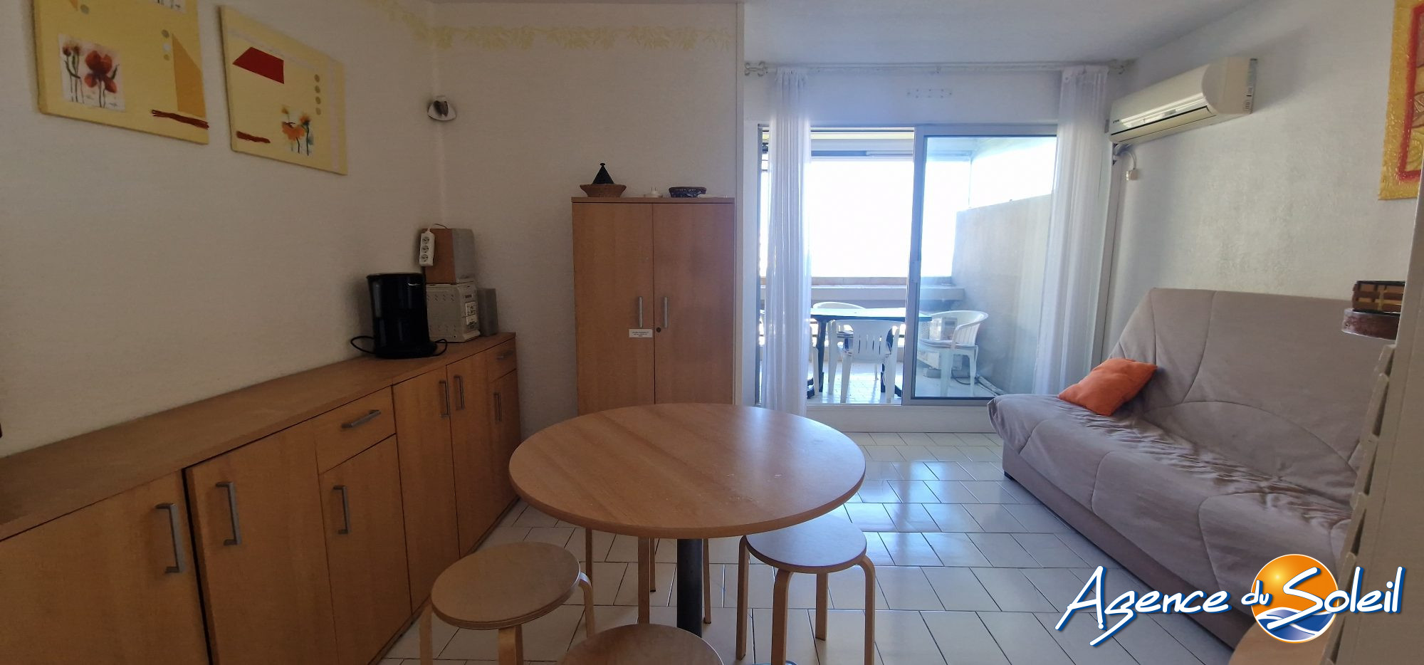 Chambre - Appartement Canet-en-Roussillon (Réf. 19-11343-AGENCEDUSOLEIL)