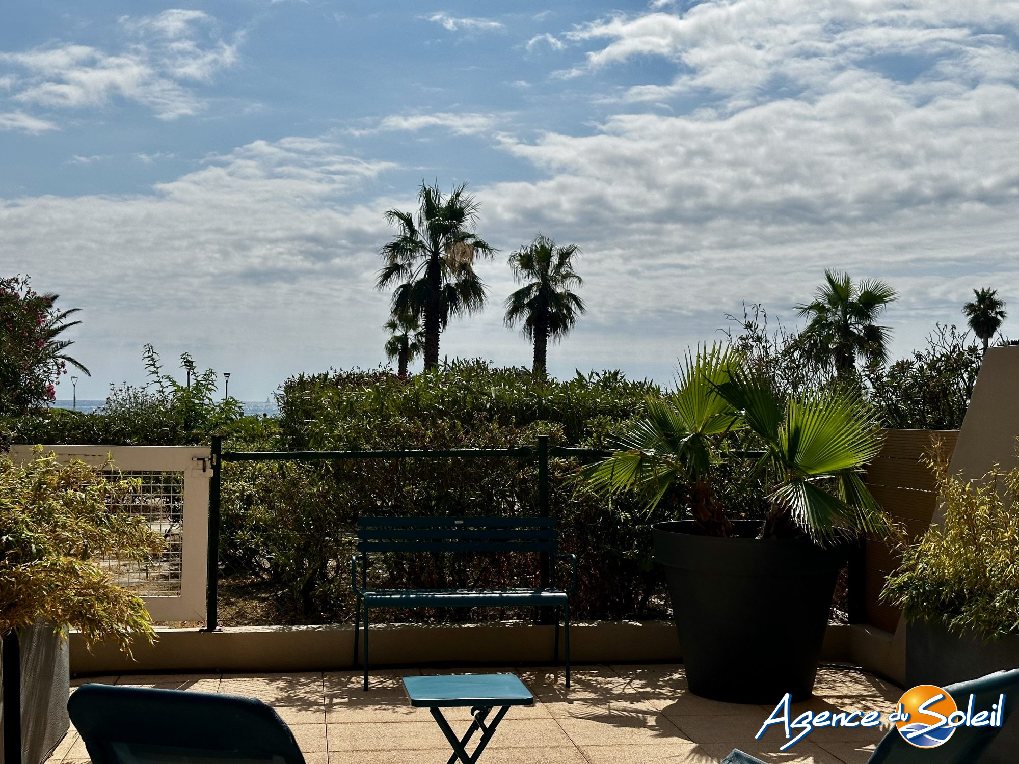Jardin - Appartement Canet-en-Roussillon (Réf. 19-11444-AGENCEDUSOLEIL)