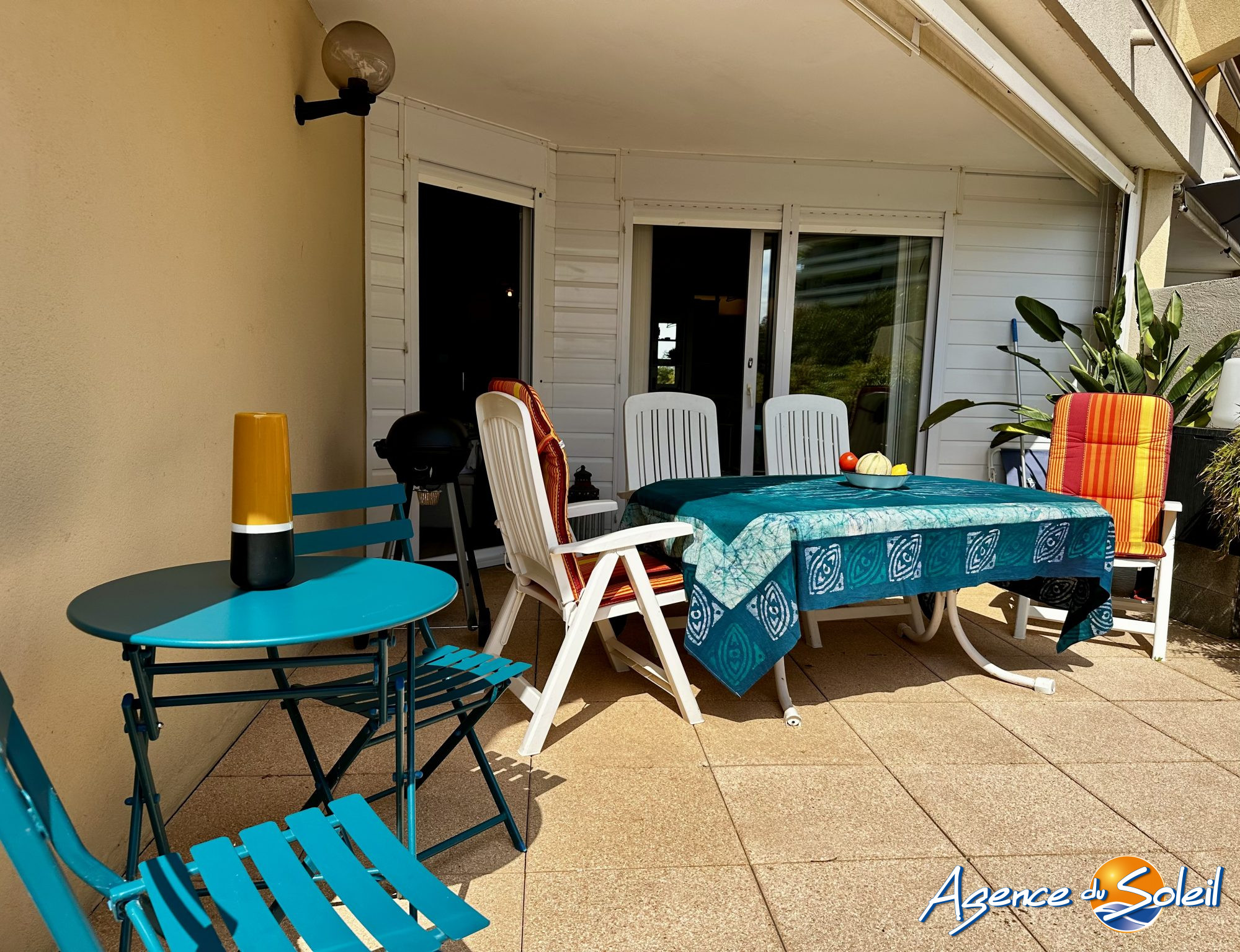 Terrasse - Appartement Canet-en-Roussillon (Réf. 19-11444-AGENCEDUSOLEIL)