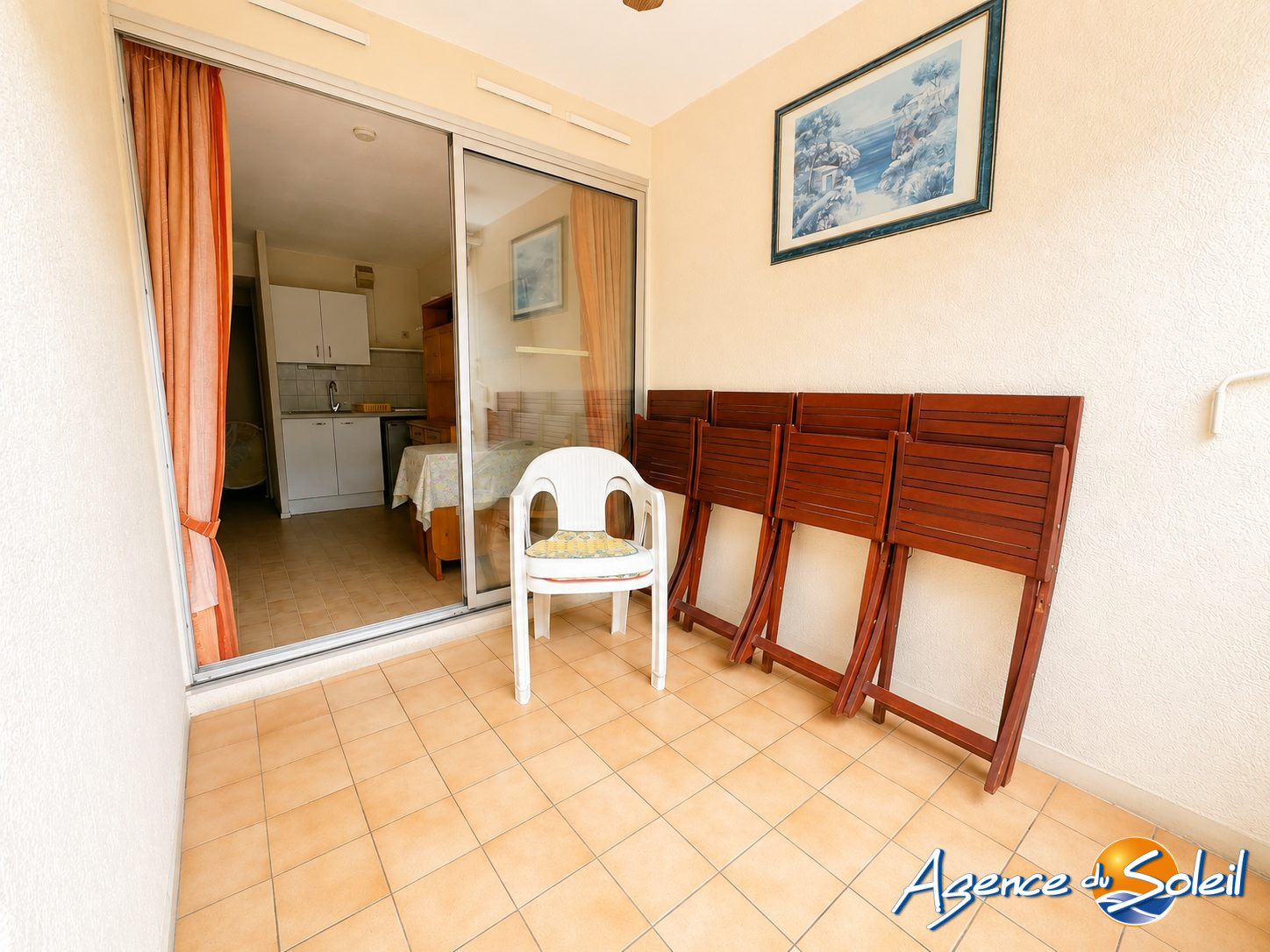 Terrasse - Appartement Canet-en-Roussillon (Réf. 19-11475-AGENCEDUSOLEIL)