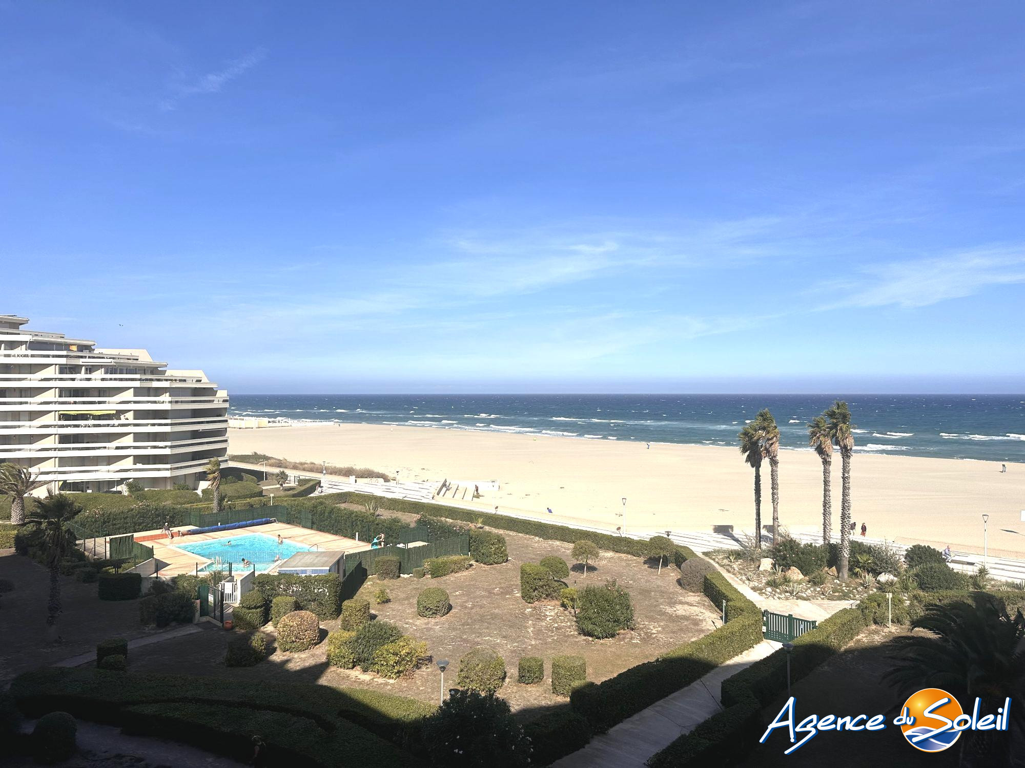 Terrasse - Appartement Canet-en-Roussillon (Réf. 19-11464-AGENCEDUSOLEIL)