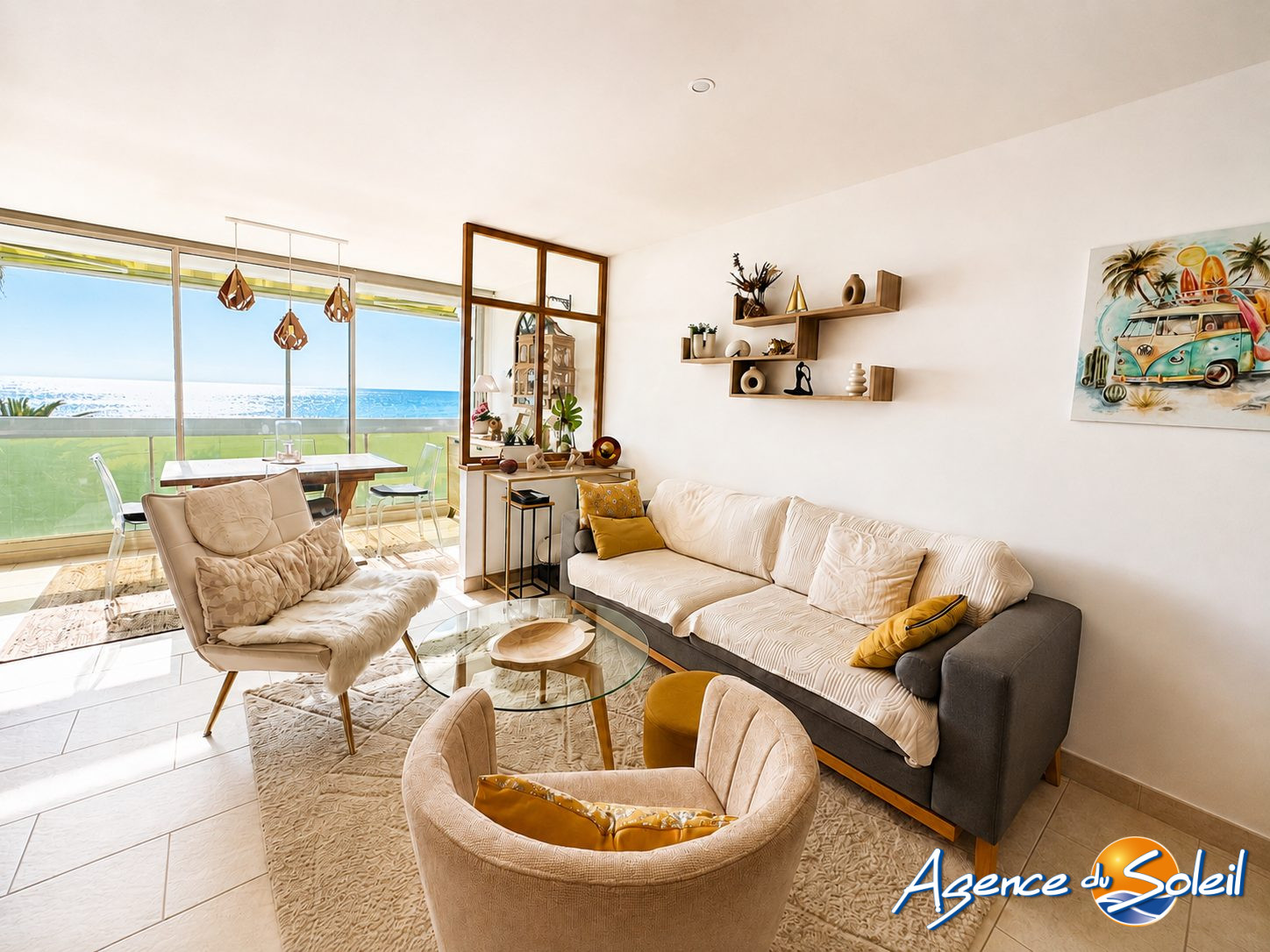 Vue intérieure - Appartement Canet-en-Roussillon (Réf. 19-11554-AGENCEDUSOLEIL)
