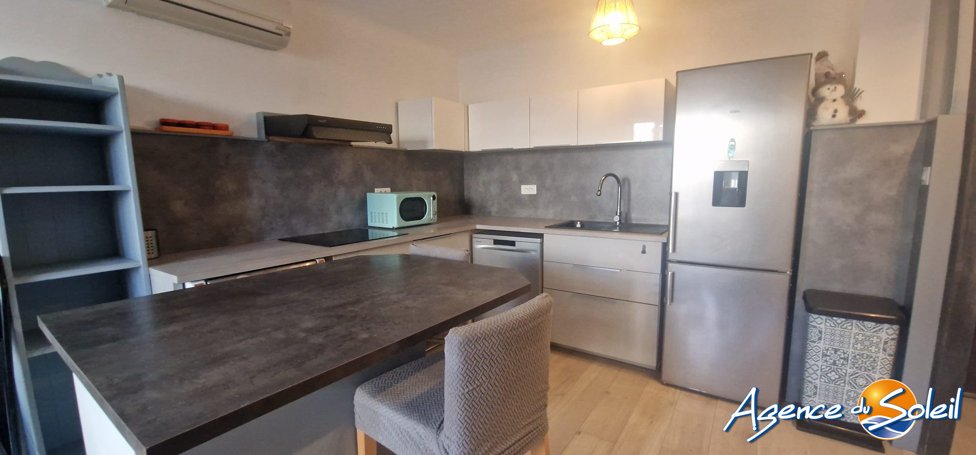 Cuisine - Appartement Canet-en-Roussillon (Réf. 19-11606-AGENCEDUSOLEIL)