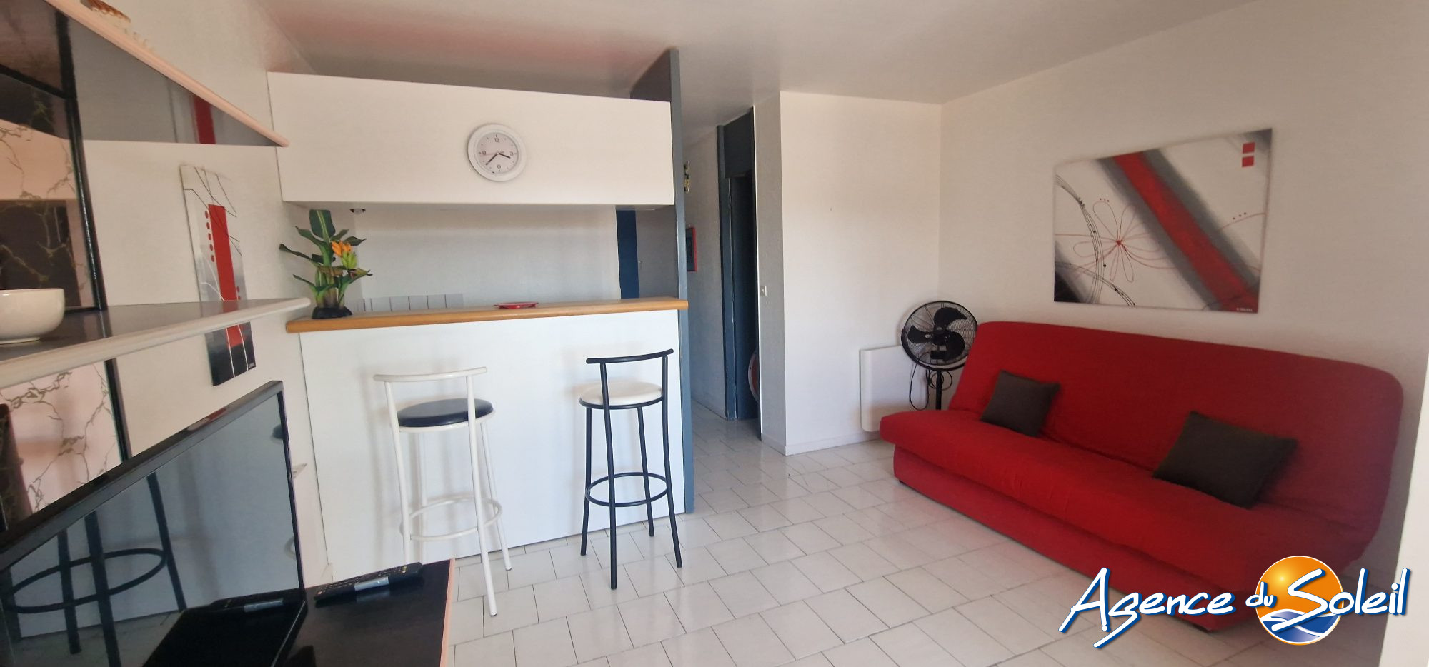 Vue intérieure - Appartement Canet-en-Roussillon (Réf. 19-11423-COPIE-AGENCEDUSOLEIL)