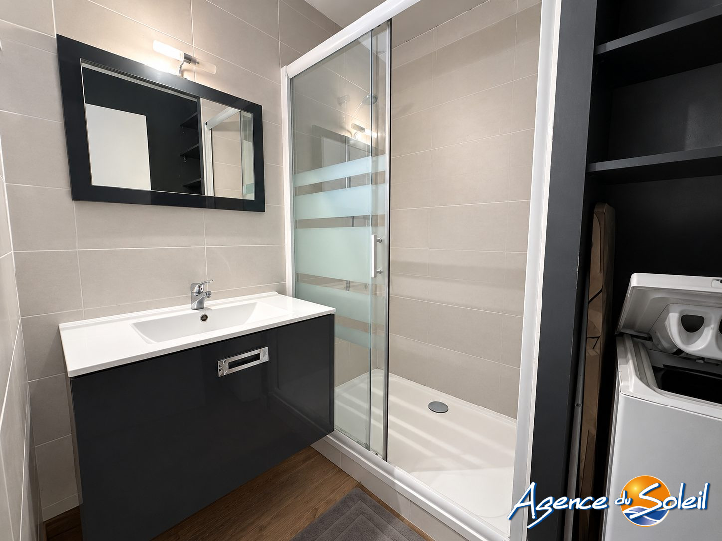 Salle de bain - Appartement Canet-en-Roussillon (Réf. 19-11639-AGENCEDUSOLEIL)