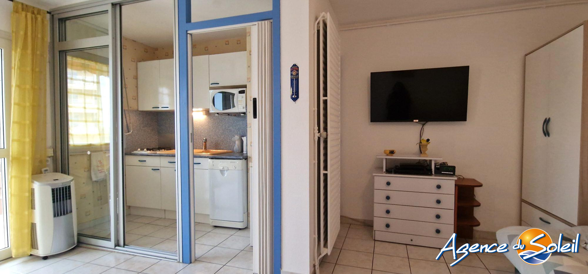 Salle de bain - Appartement Canet-en-Roussillon (Réf. 19-11703-AGENCEDUSOLEIL)