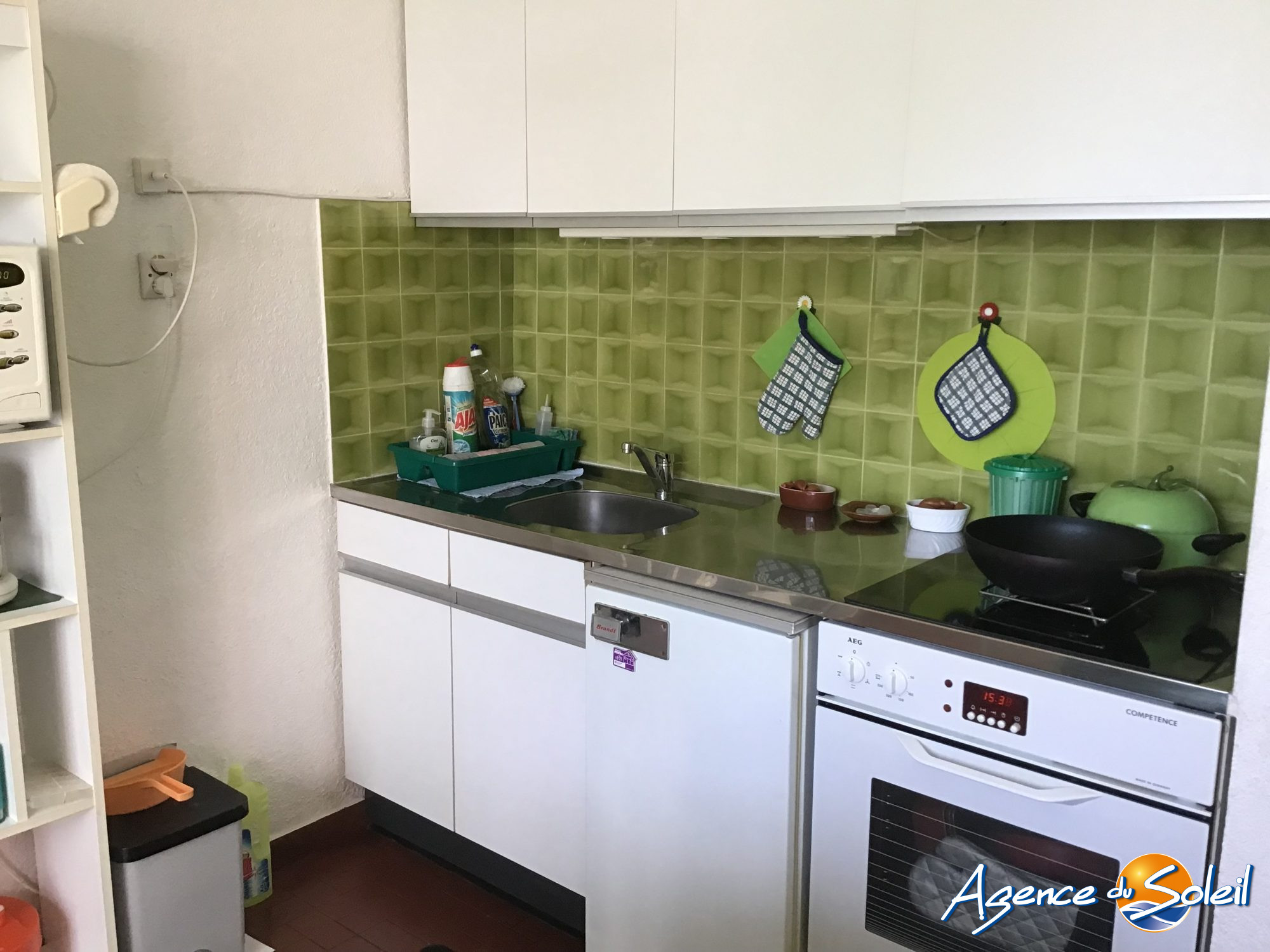 Cuisine - Appartement Le Barcarès (Réf. 11797-AGENCEDUSOLEIL)